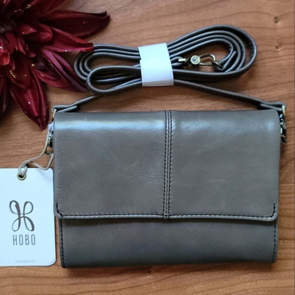 HOBO Jetty Convertible Leather Shoulder Crossbody Bag